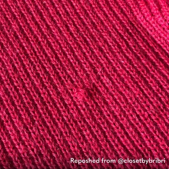 Reformation Florian Alpaca Sweater XS, color: red - Picture 8 of 8